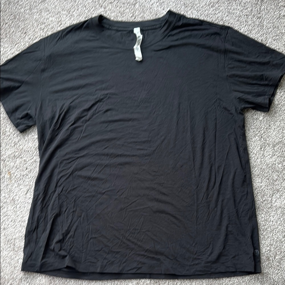 Lululemon Athletica Black Relaxed Short Sleeve T-Shirt